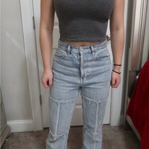 PacSun Light Blue High Rise Bootcut